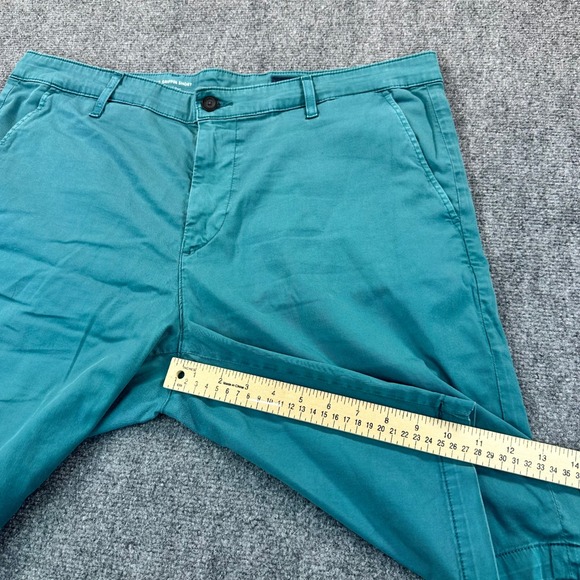 Adriano Goldschmied The Griffin Shorts Men's 38R Teal Green Tailored Fit Chino - Picture 11 of 12